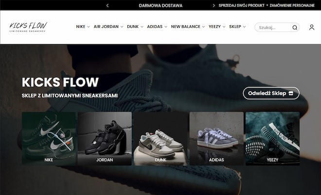 Sklep Ze Sneakersami Kicksflow